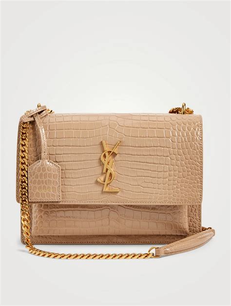 ysl sunset bag repladies|ysl sunset bag medium croc.